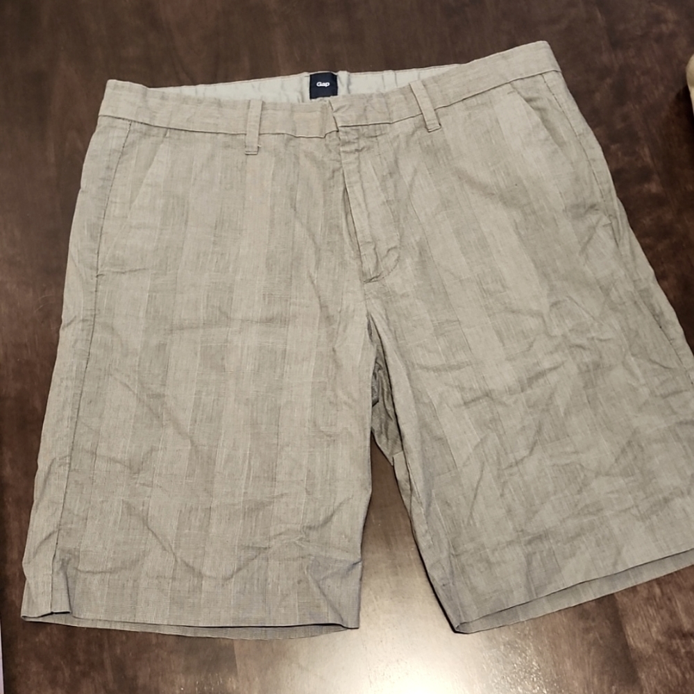 Grey Shorts.  Dressy for a summer outfit.